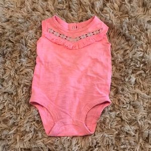 Girls pink onesie